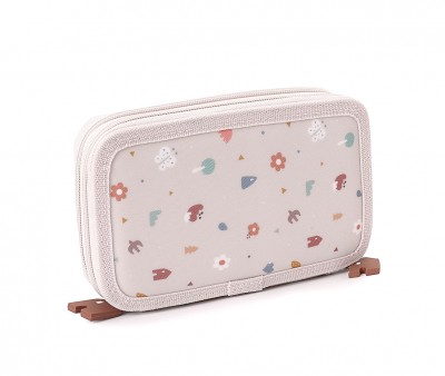 Estuche Plumier Doble Geometric Nature