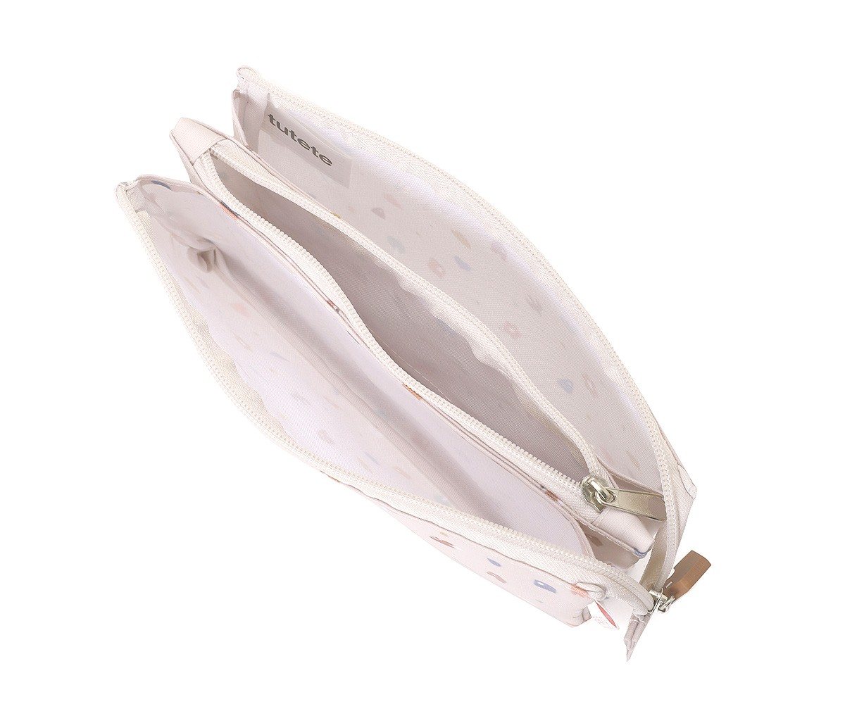 Trousse à 3 Compartiments Geometric Nature Personnalisable