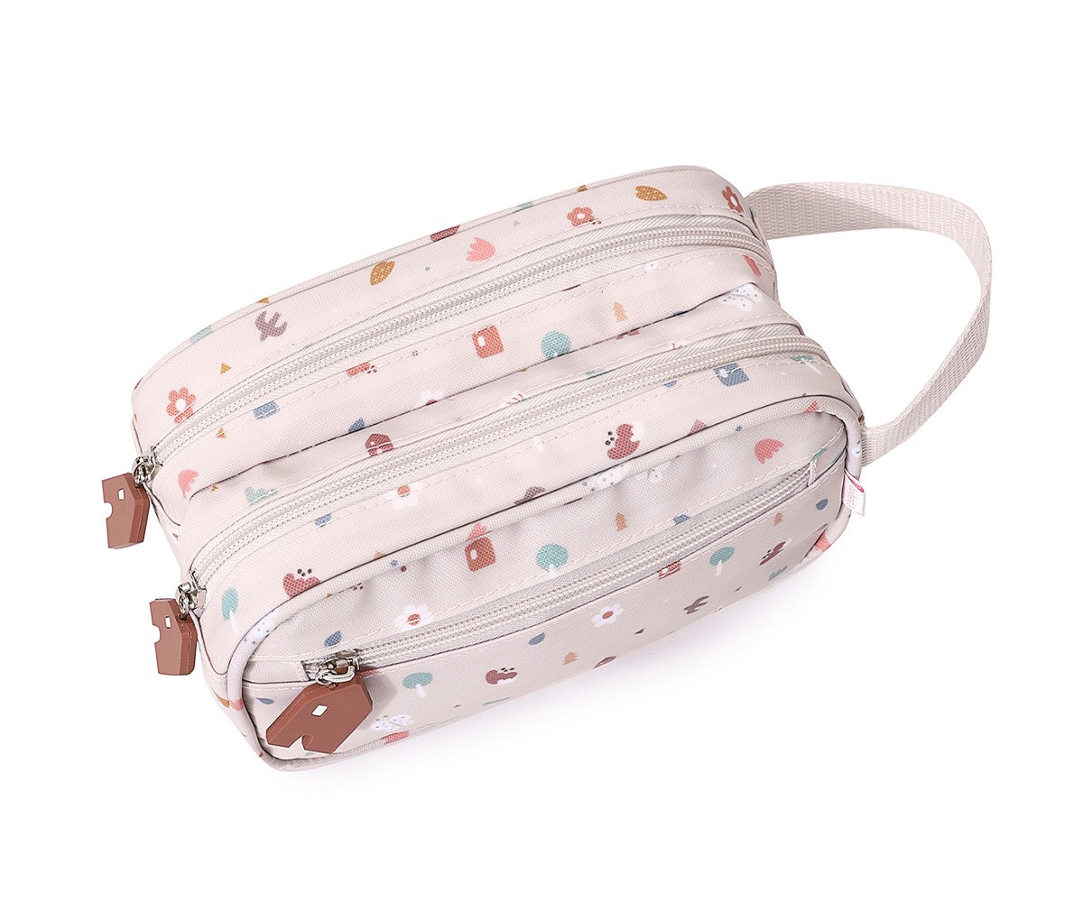 Trousse de Toilette Enfant Geometric Nature Personnalisable