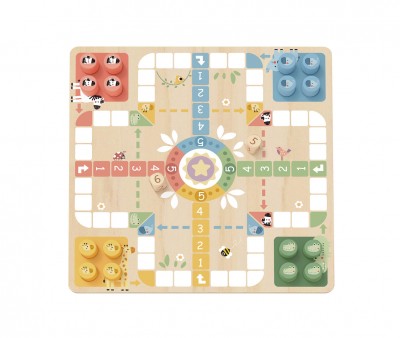 Gioco da Tavolo 2 in 1: Ludo e Snake Game