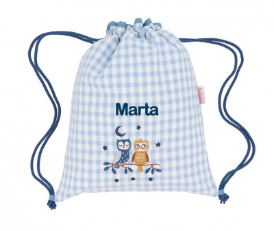 Mochila Saco Vichy Magical Forest Personalizable