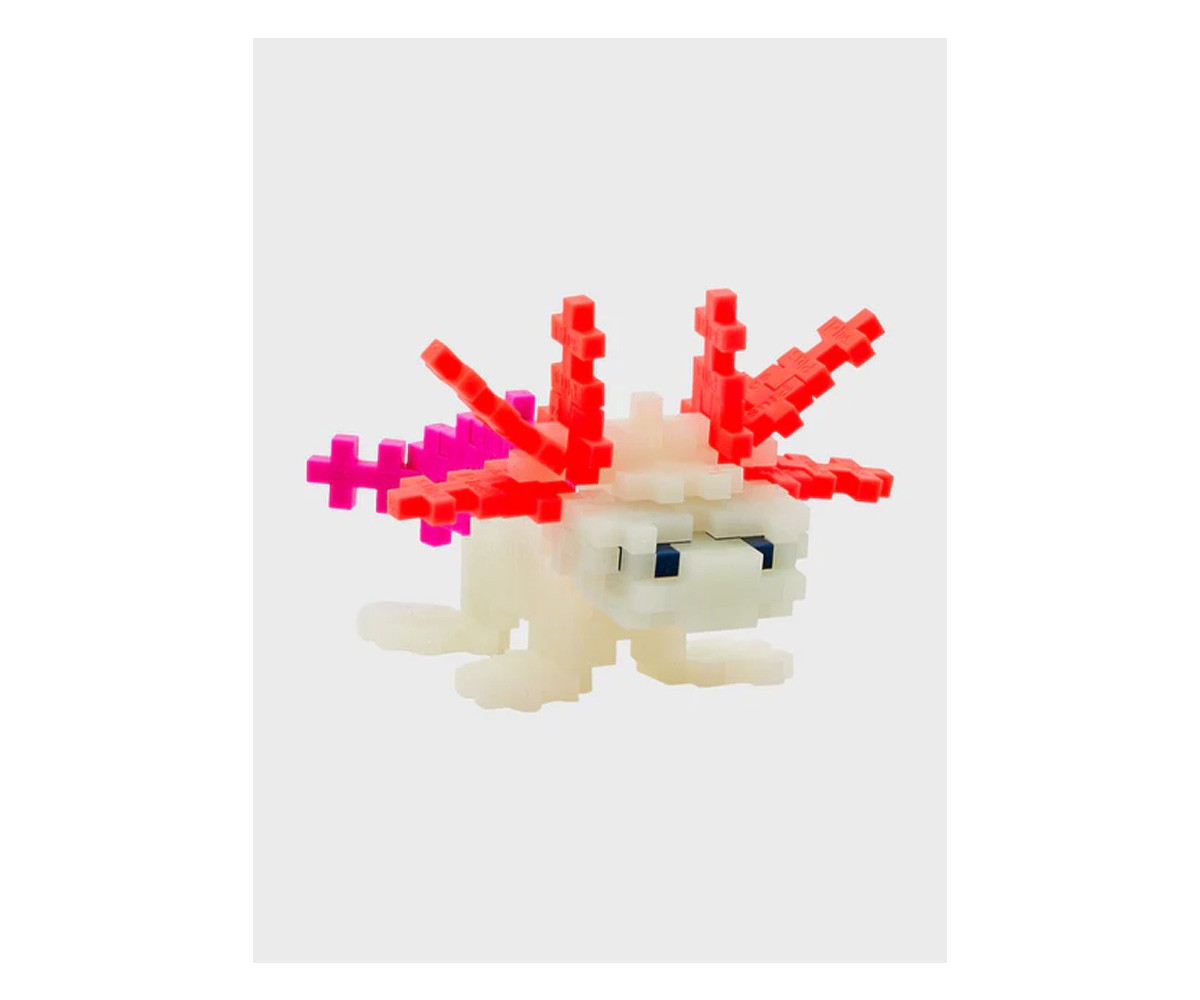 Tubo Axolotl brilha no escuro 100 peças