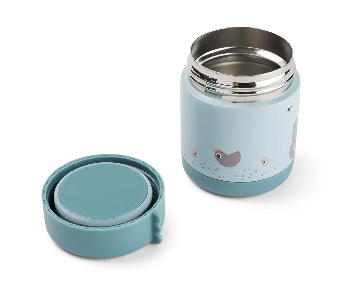 Termo Sólidos Tiny Farm Blue 300 ml