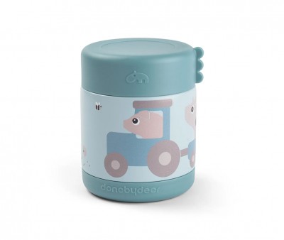 Termo Sólidos Tiny Farm Blue 300 ml
