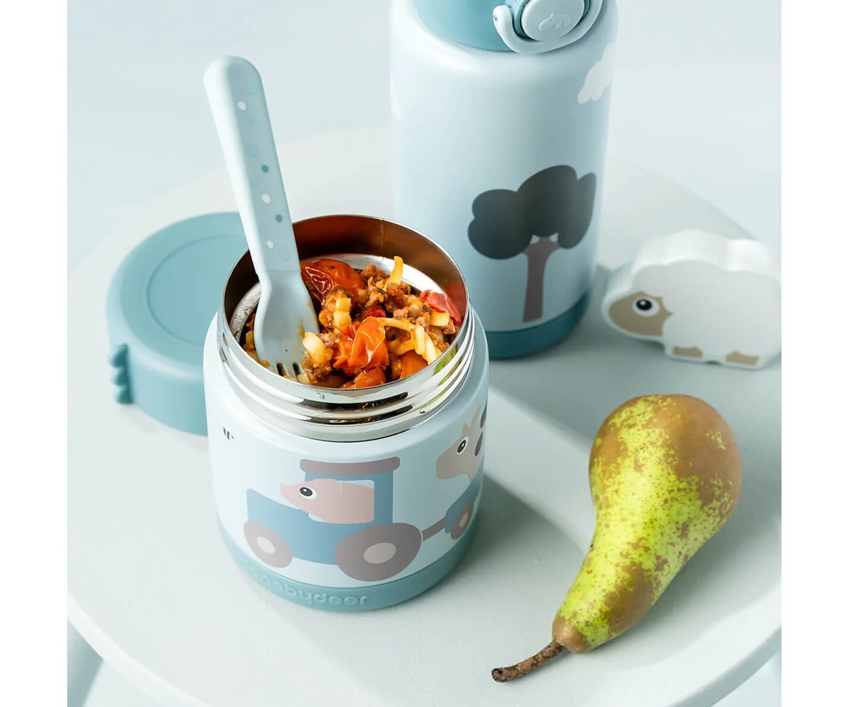 Termo Sólidos Tiny Farm Blue 300 ml