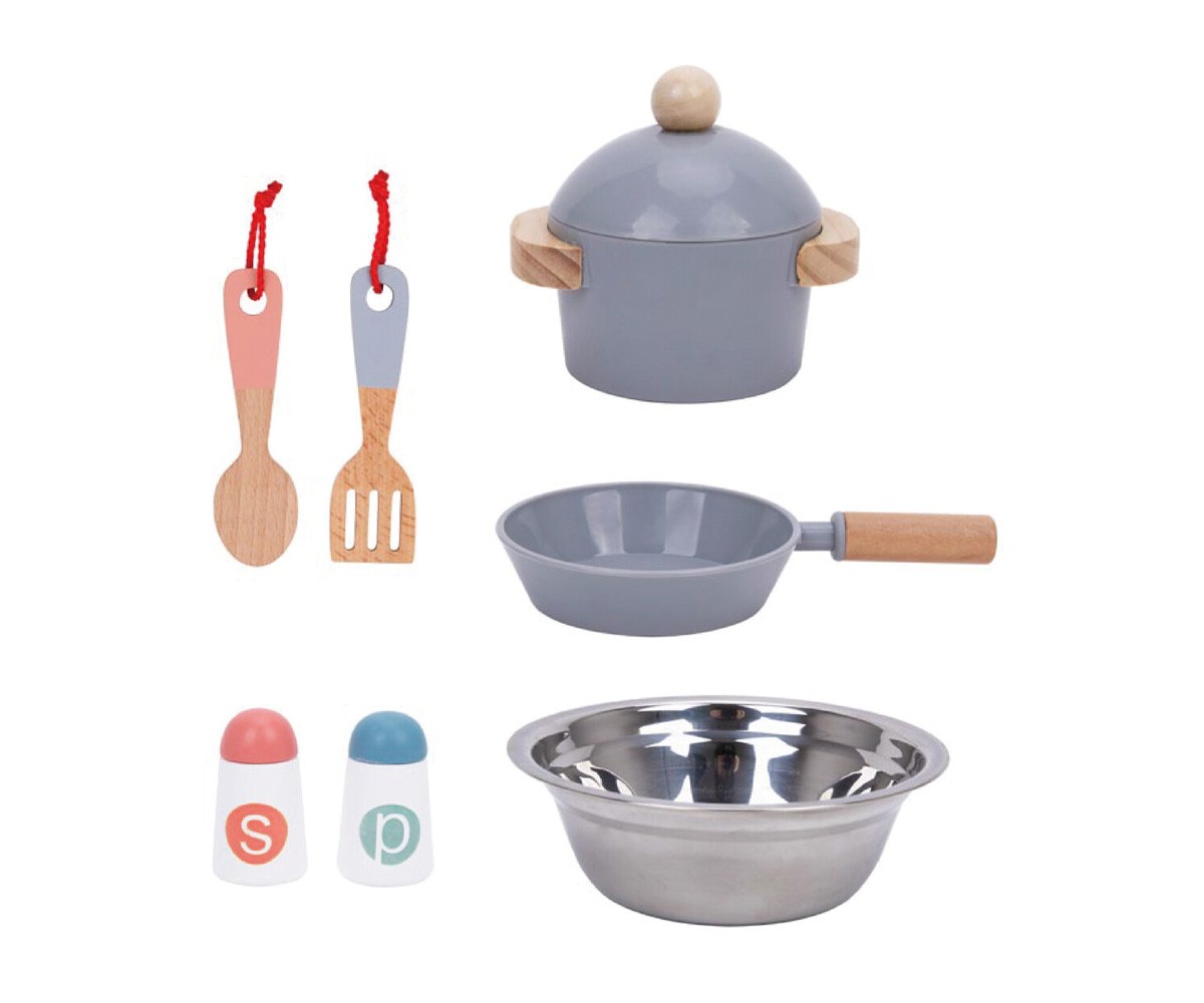 Cozinha verde com acessórios