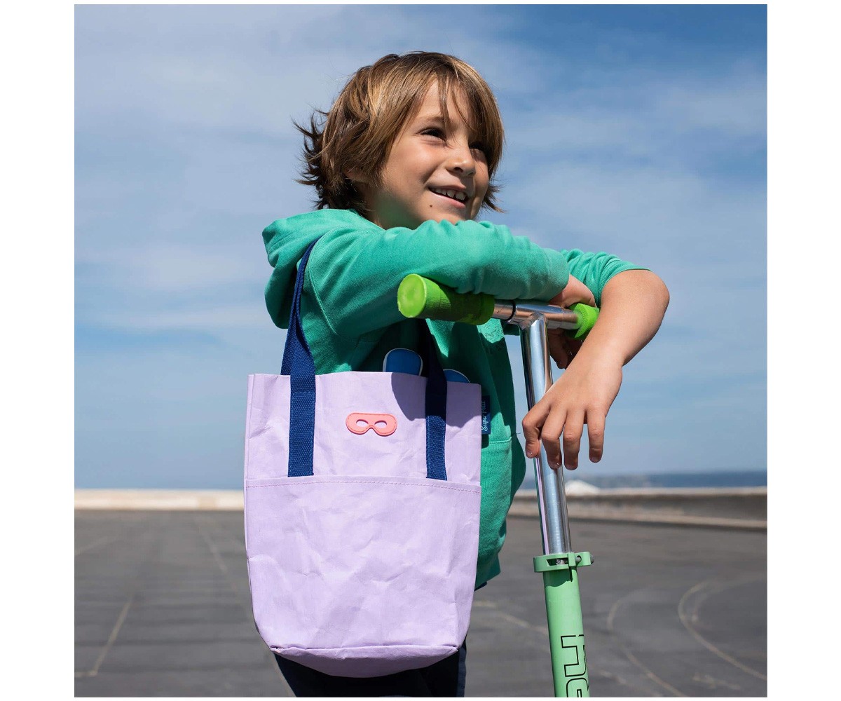 Borsa Tote Piccola Ecofriendly Pepito Lilac