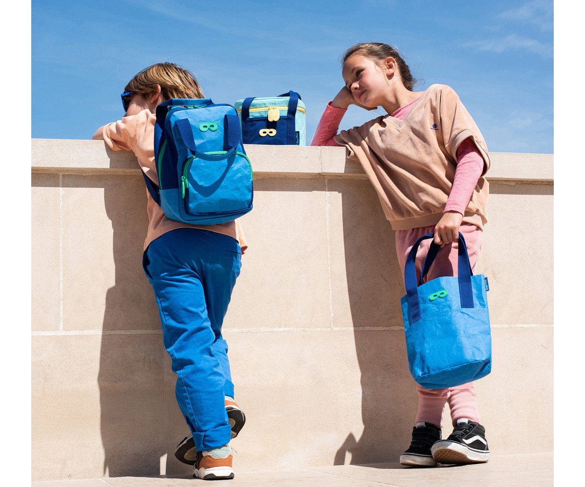 Borsa Tote Piccola Ecofriendly Pepito Azure
