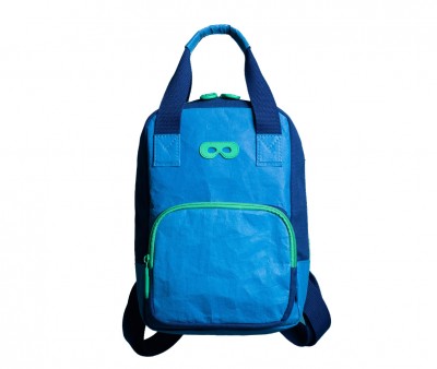 Mochila Infantil Ecofriendly Navy Blue Billy Personalizable