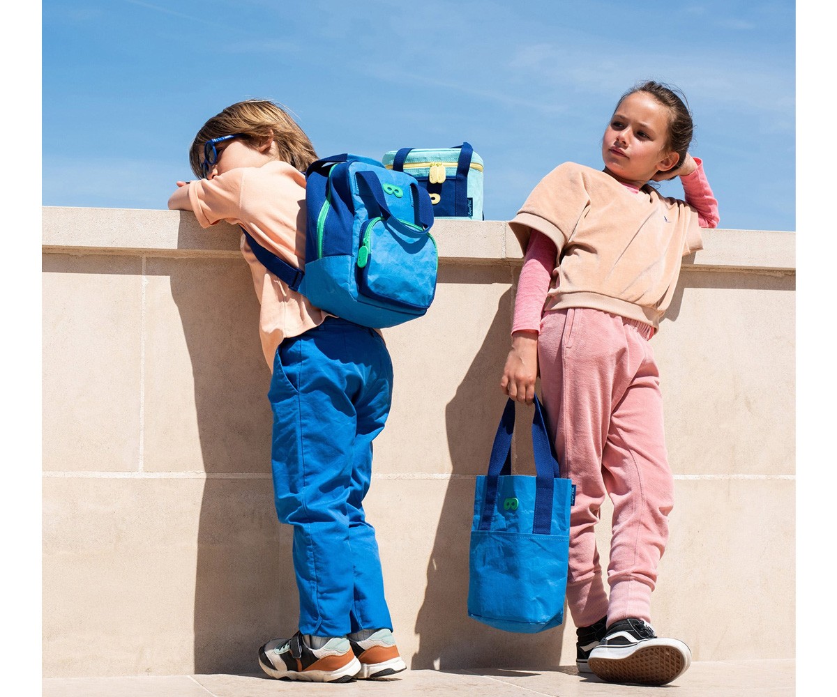 Mochila infantil Ecofriendly Navy Blue Billy Personalizável