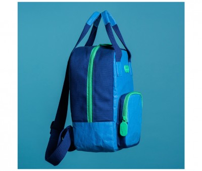 Mochila Infantil Ecofriendly Navy Blue Billy Personalizable