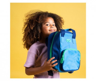 Mochila Infantil Ecofriendly Navy Blue Billy Personalizable