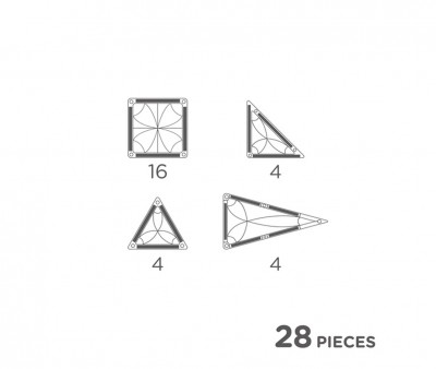 Pack Mini Tiles Intense 28 piezas