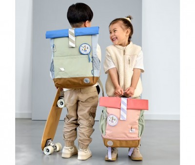 Zaino Rolltop Medio Sunny Explorer Green/Blue