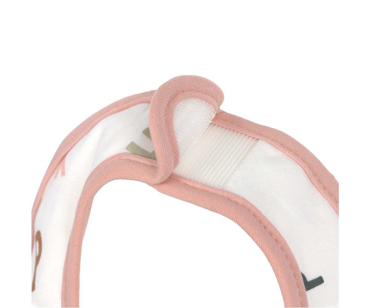 Pack de 5 Baberos Happy Fruits Peach / Pastel Lilac