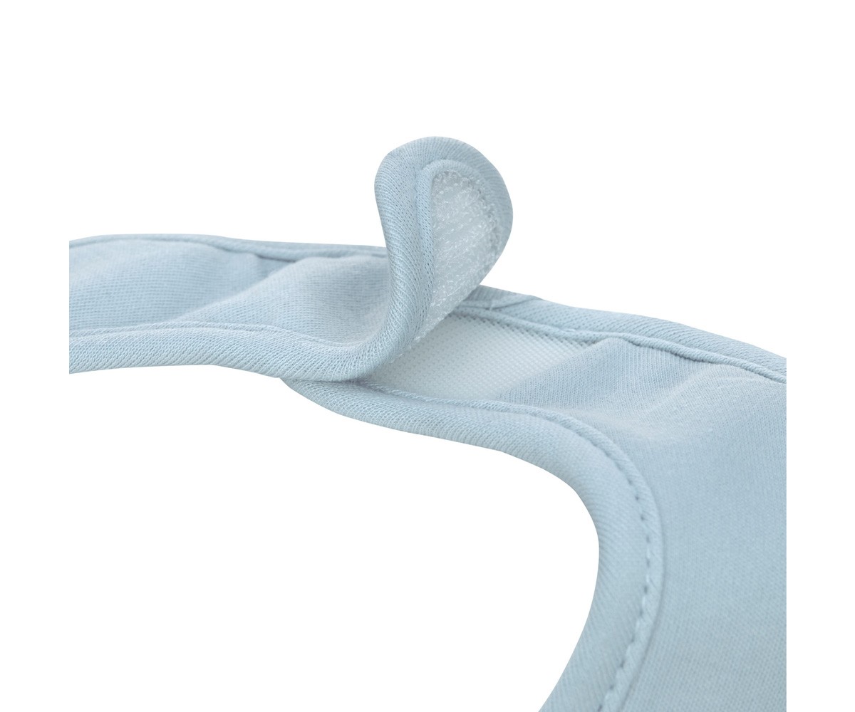 Pack de 5 Baberos Happy Fruits Light Blue / Light Khaki