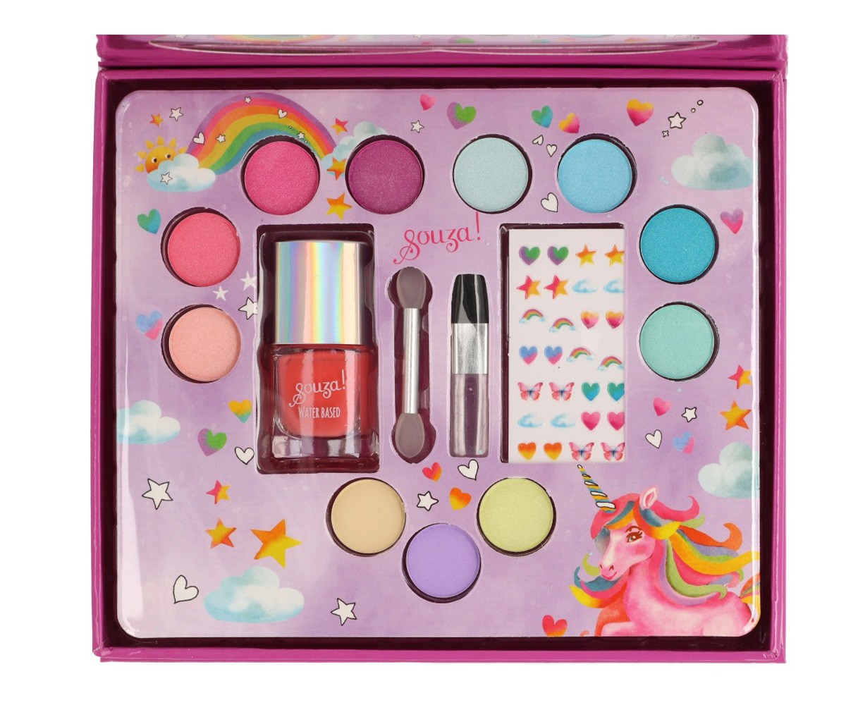 Scatola Cosmetici per Bambini Glitter Heart