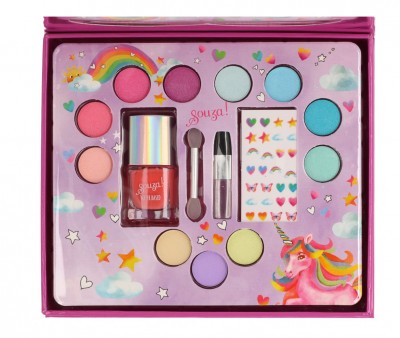 Caja Cosméticos Infantiles Corazón Brillante