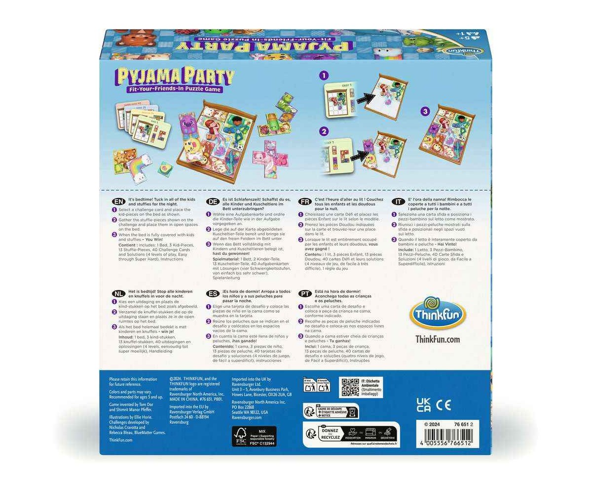 Juego de Mesa Puzzle Pyjama Party