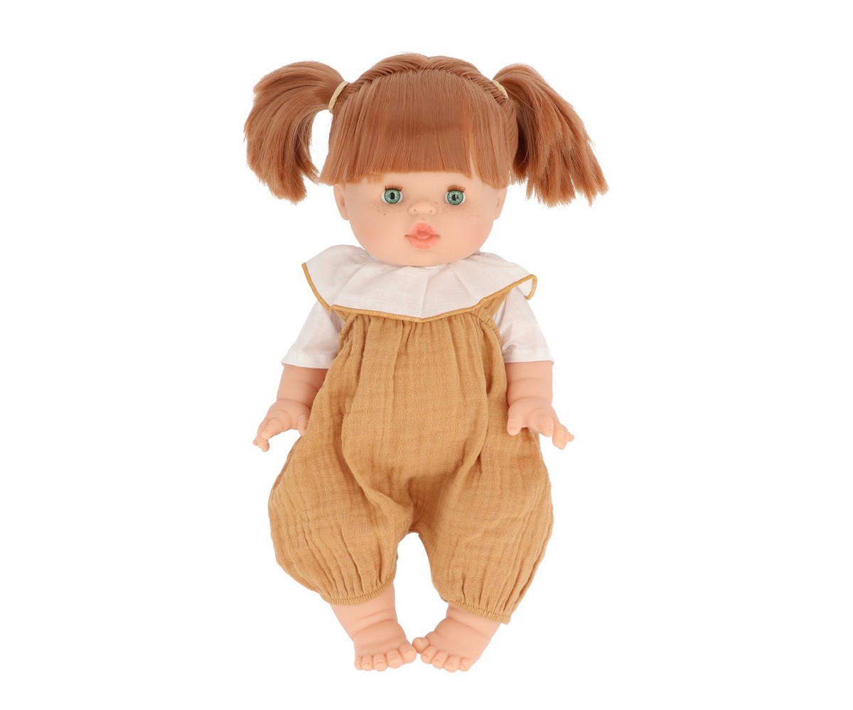 Bambola Gordis Minikane Gabrielle con Pettorina e Camicia