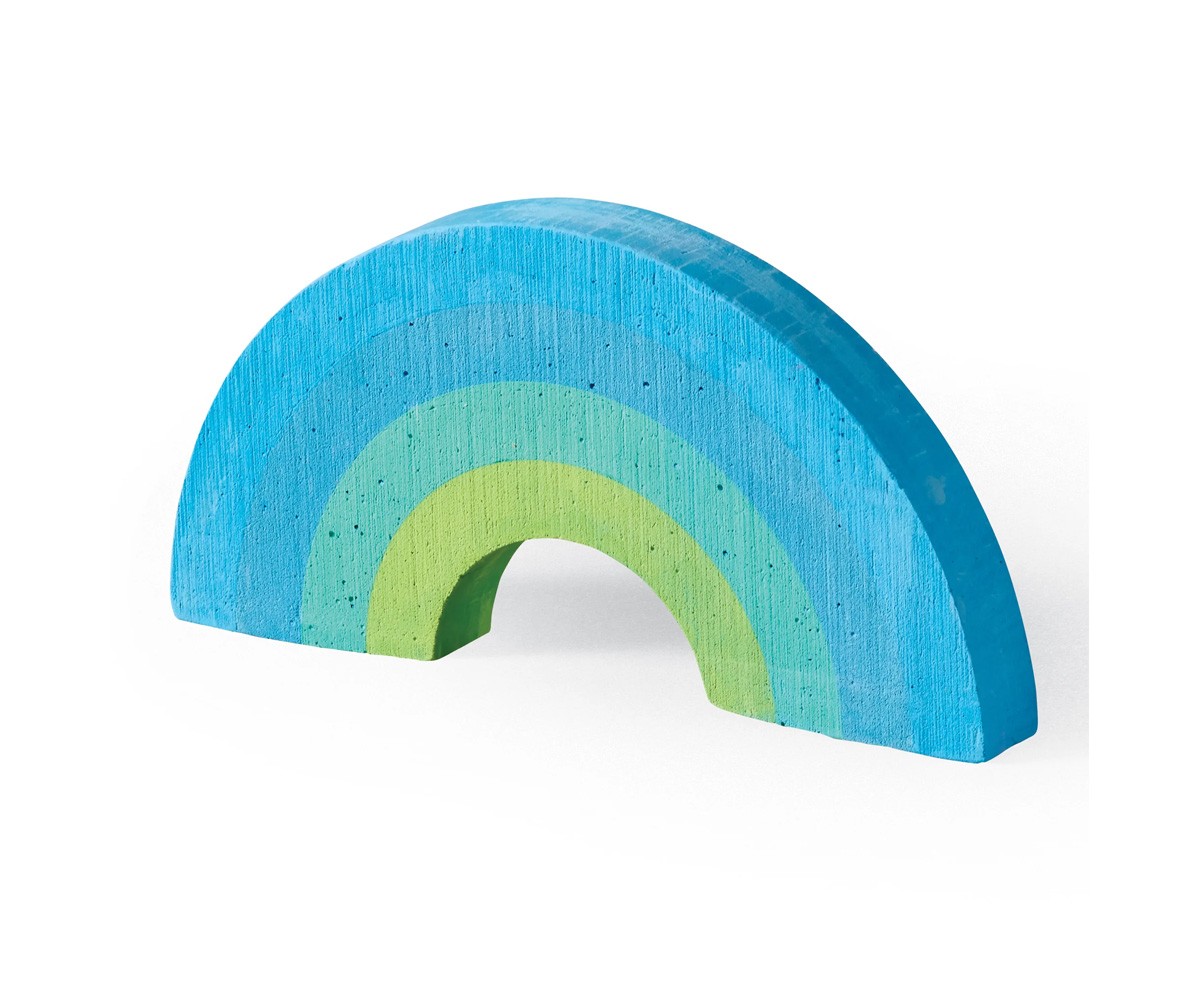 4 gizes de calçada Arco-íris