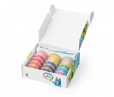 Plastilina Interattiva Bluey and Friends (15 vasetti)