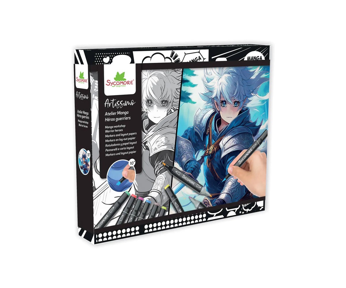 Caja Creativa Manga Héros Guerriers