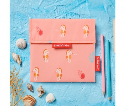Porta Alimentos Snack'n Go Seahorse