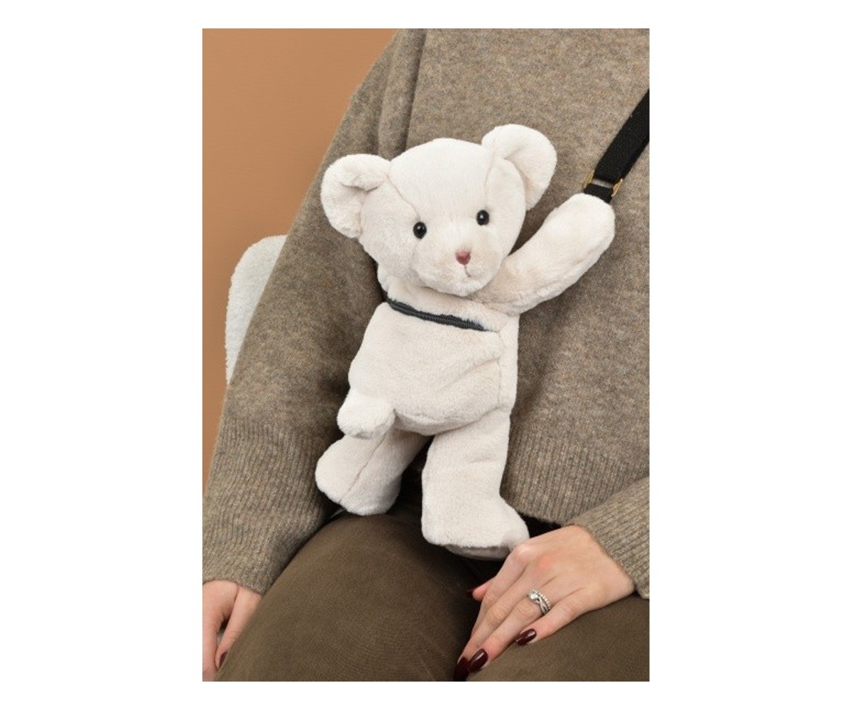 Bolso Osito de Peluche Beige 30cm