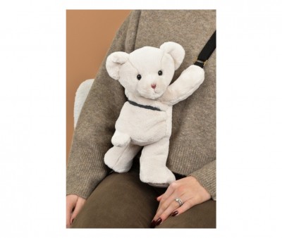 Bolso Osito de Peluche Beige 30cm