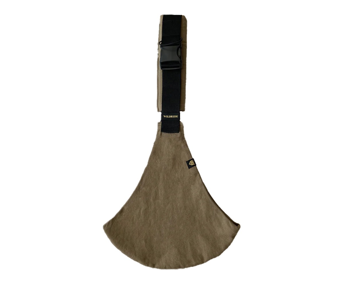 Portabebés Bandolera Wildride Lino Camel