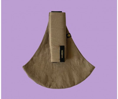 Portabebés Bandolera Wildride Lino Camel