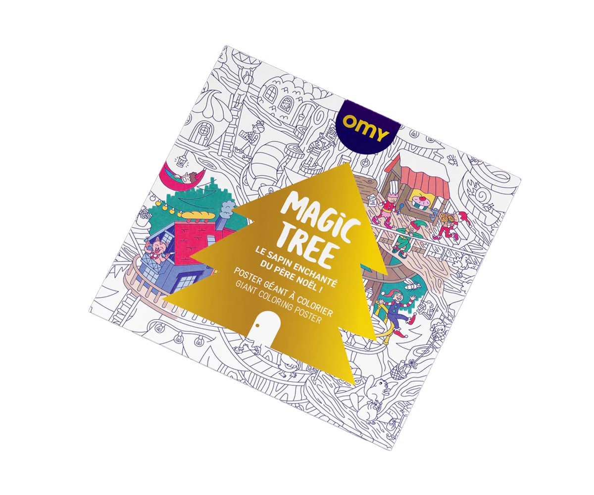 Póster  XL Omy Christmas Magic Tree