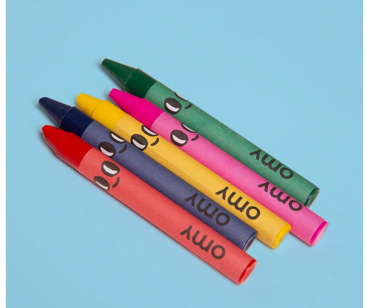 Libro OMY con Pinturas y Pegatinas Dinos