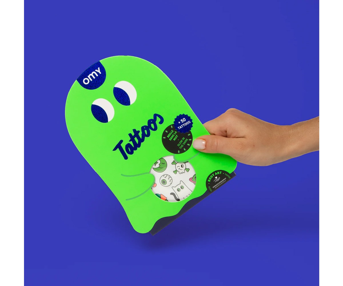 Tatuagens OMY BOO! Brilha no escuro
