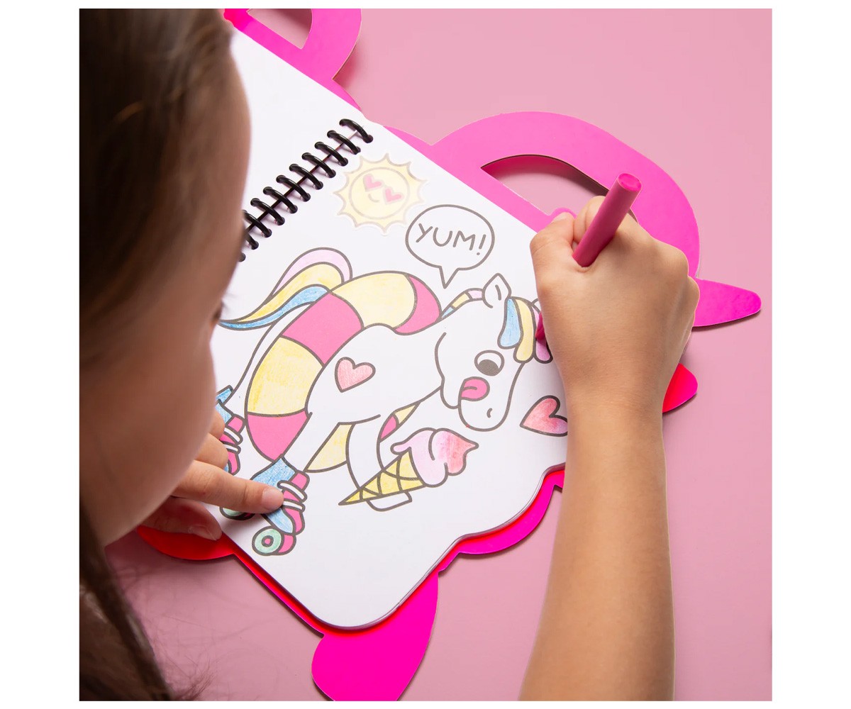 Libro OMY con Colori e Stickers Lily