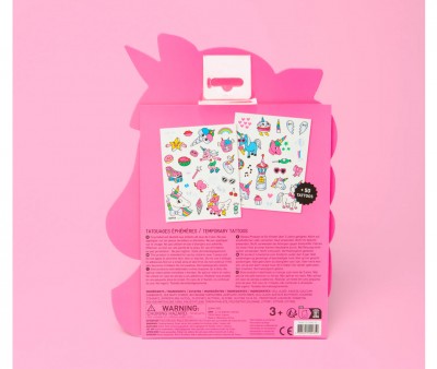 Tatuaggi Temporanei OMY Unicorno Lily Neon