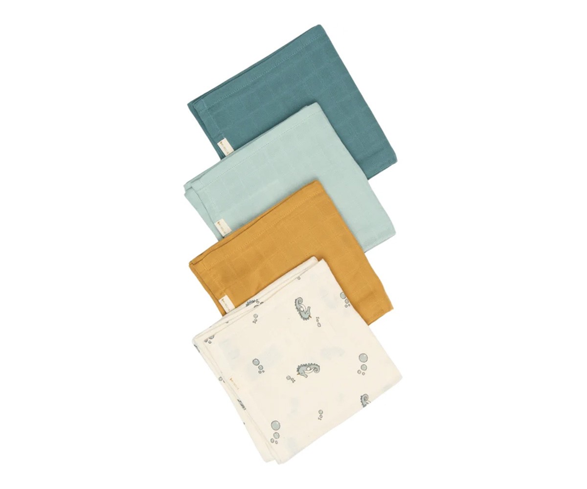 4 Trapitos Muselina Under the Sea