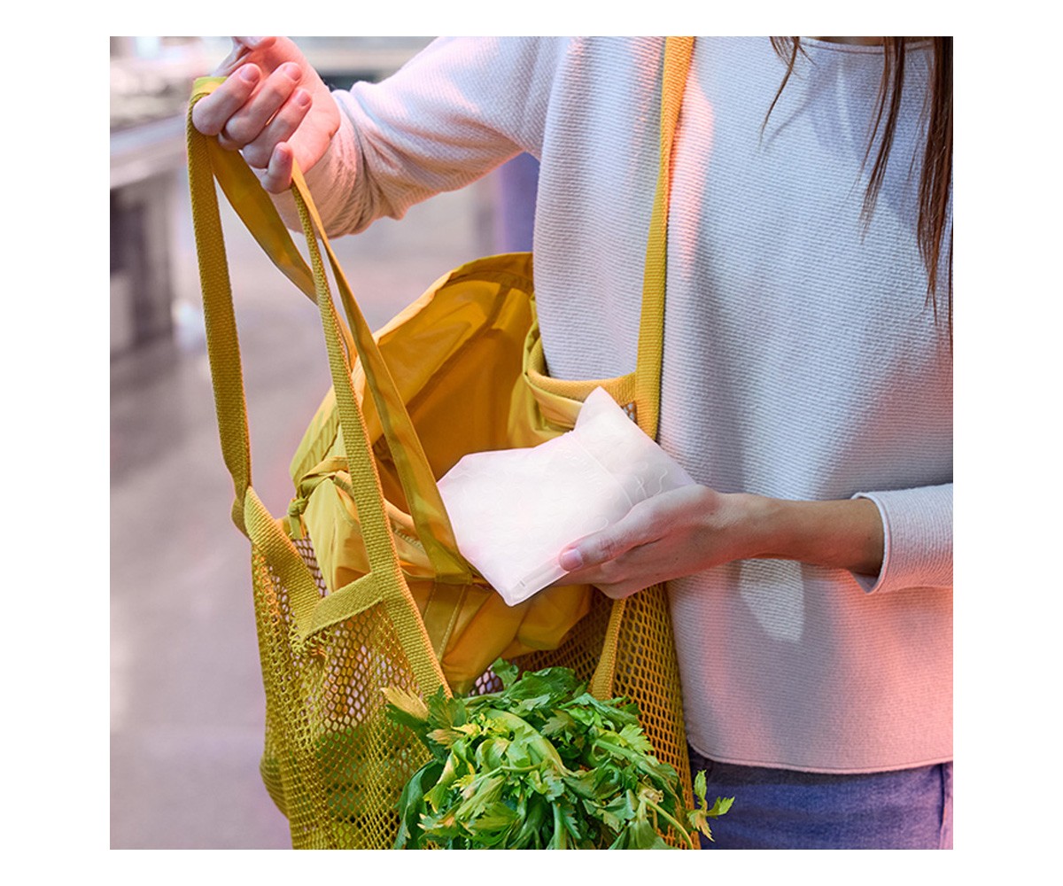 Bolsa reutilizável 2 em 1 Good\'Bag Mustard