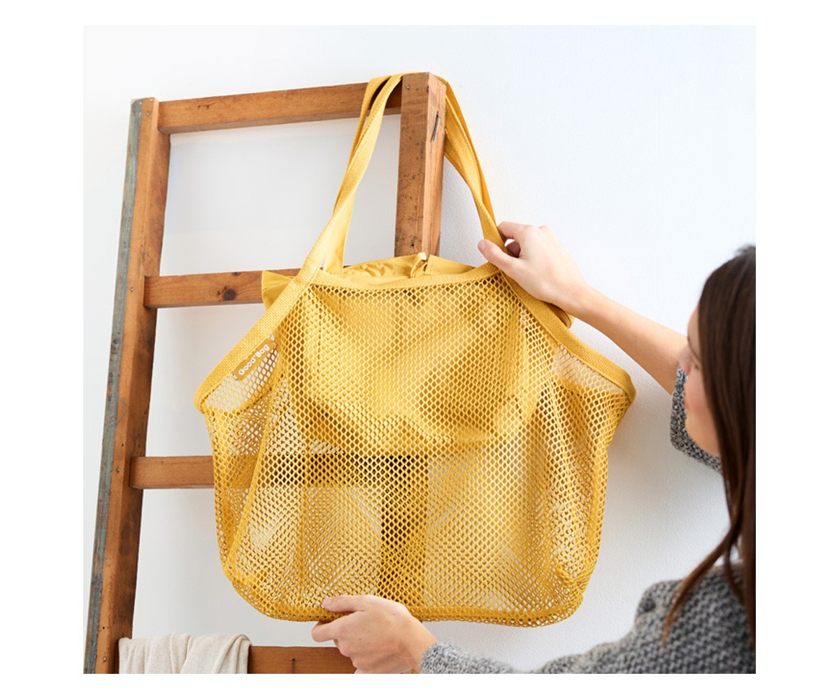 Bolsa reutilizável 2 em 1 Good\'Bag Mustard