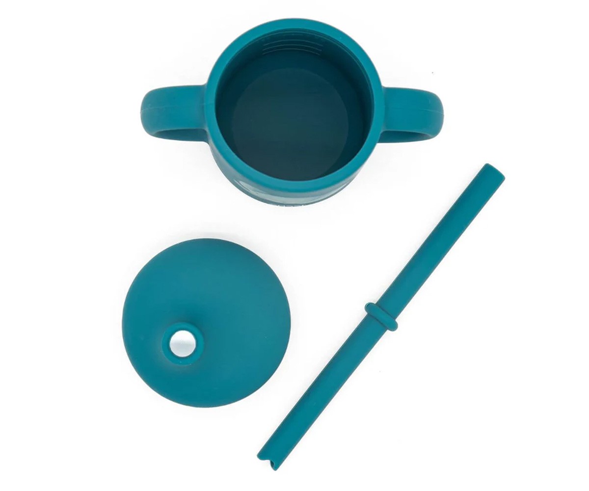Tasse en Silicone avec Paille Éléphant 120 ml