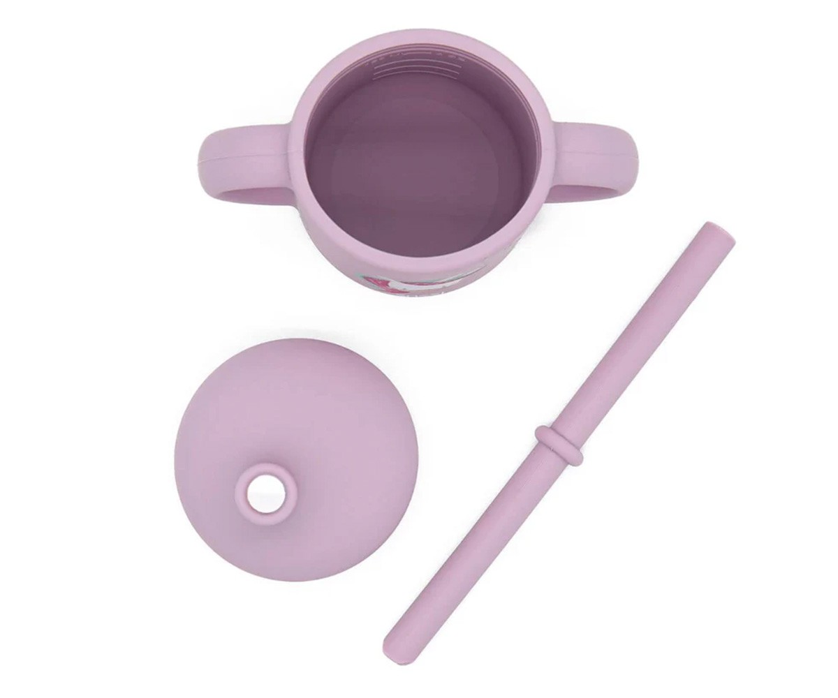Tasse en Silicone avec Paille Licorne 120 ml