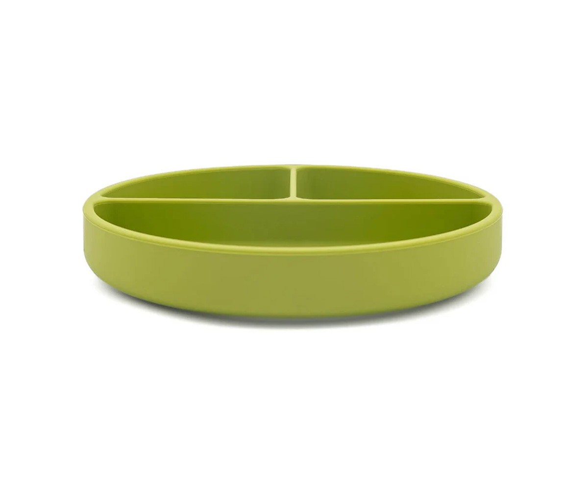 Piatto in Silicone con Scomparti Dinosauro