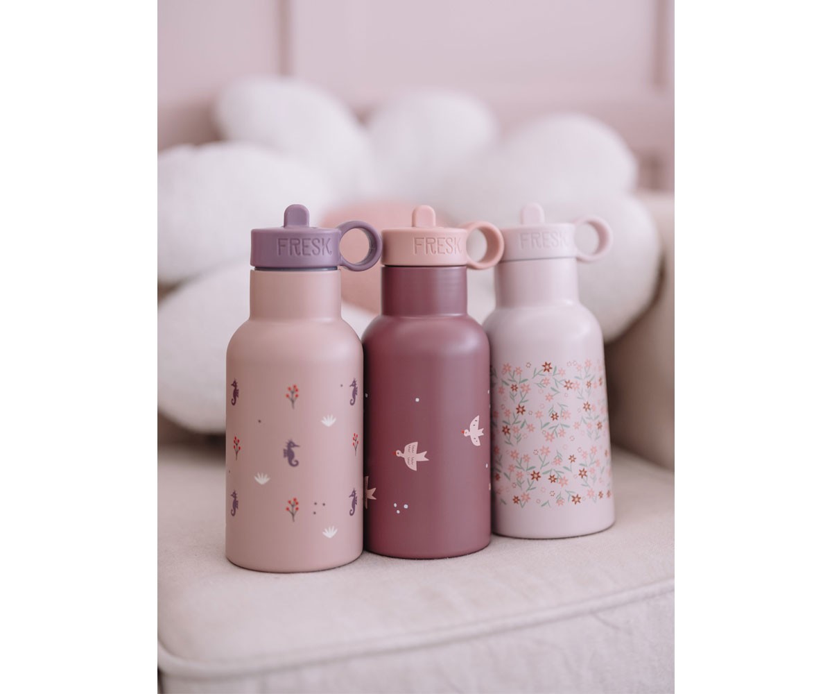 Garrafa Térmica com Bico de Reposição Flowers 350ml