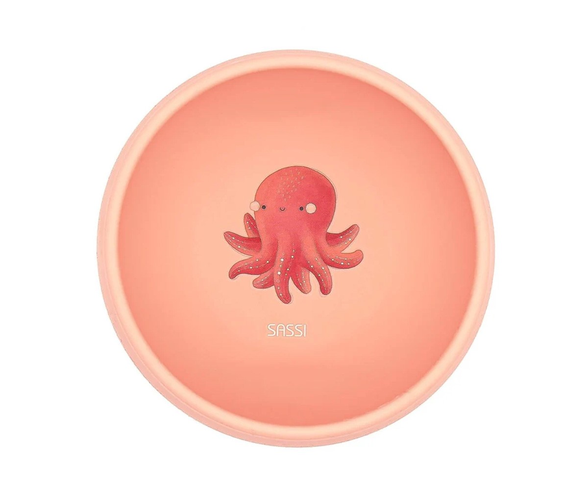 Bol en Silicone avec Ventouse Pieuvre