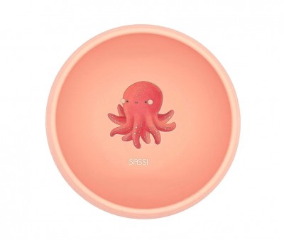 Bowl Ventosa de silicone Octopus