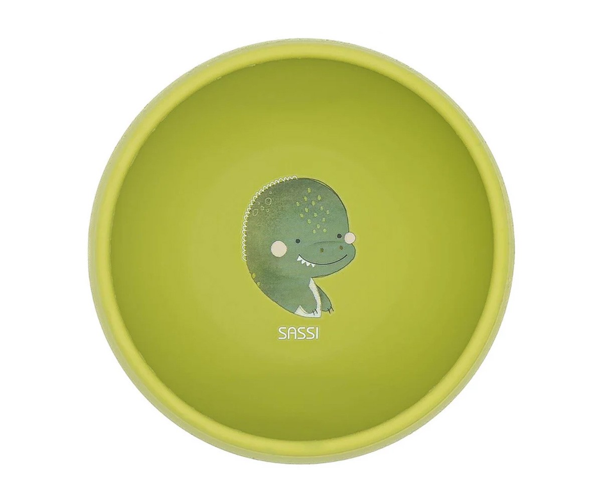 Bol en Silicone avec Ventouse Dinosaure