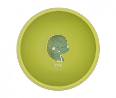 Bol en Silicone avec Ventouse Dinosaure