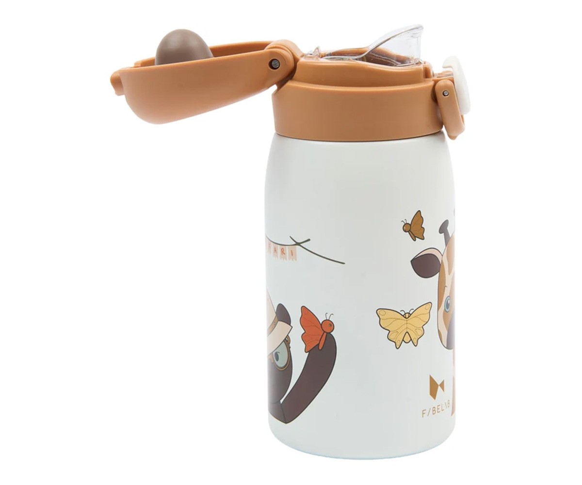 Garrafa térmica de aço Giraf