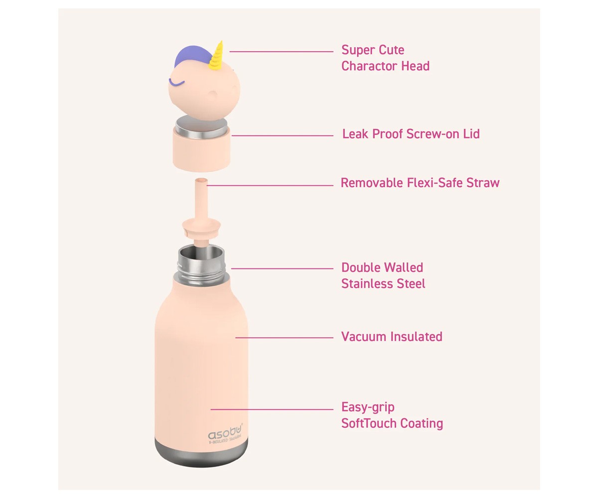 Botella Térmica Bestie Unicornio 460 ml